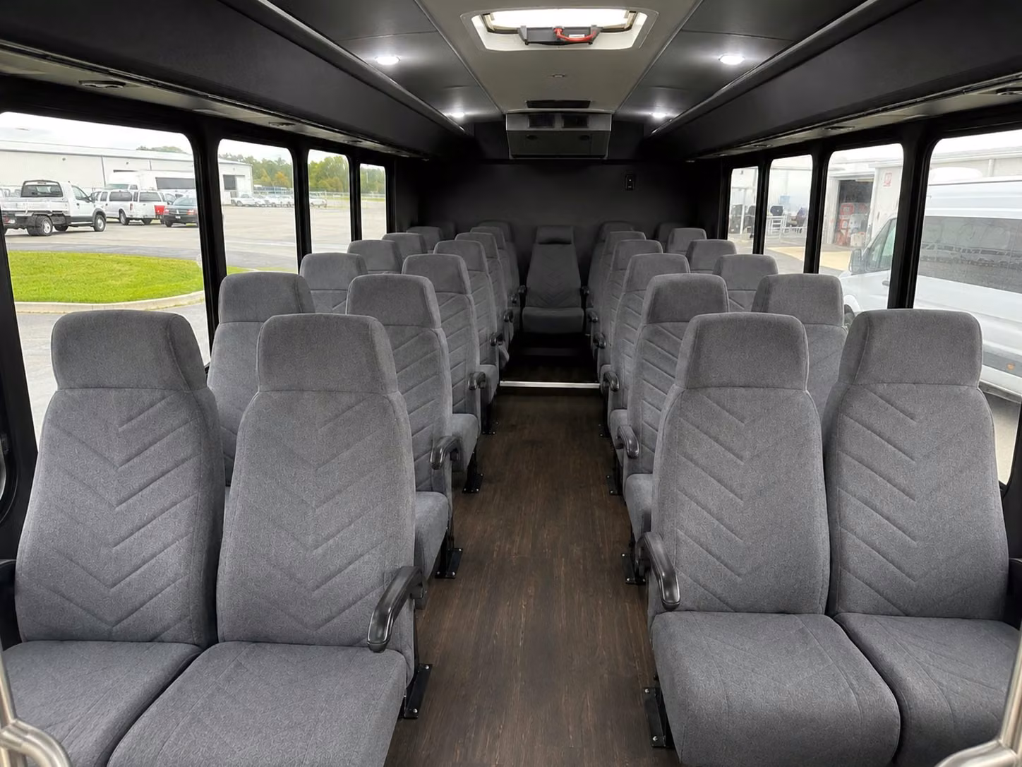 20 passenger minibus interior