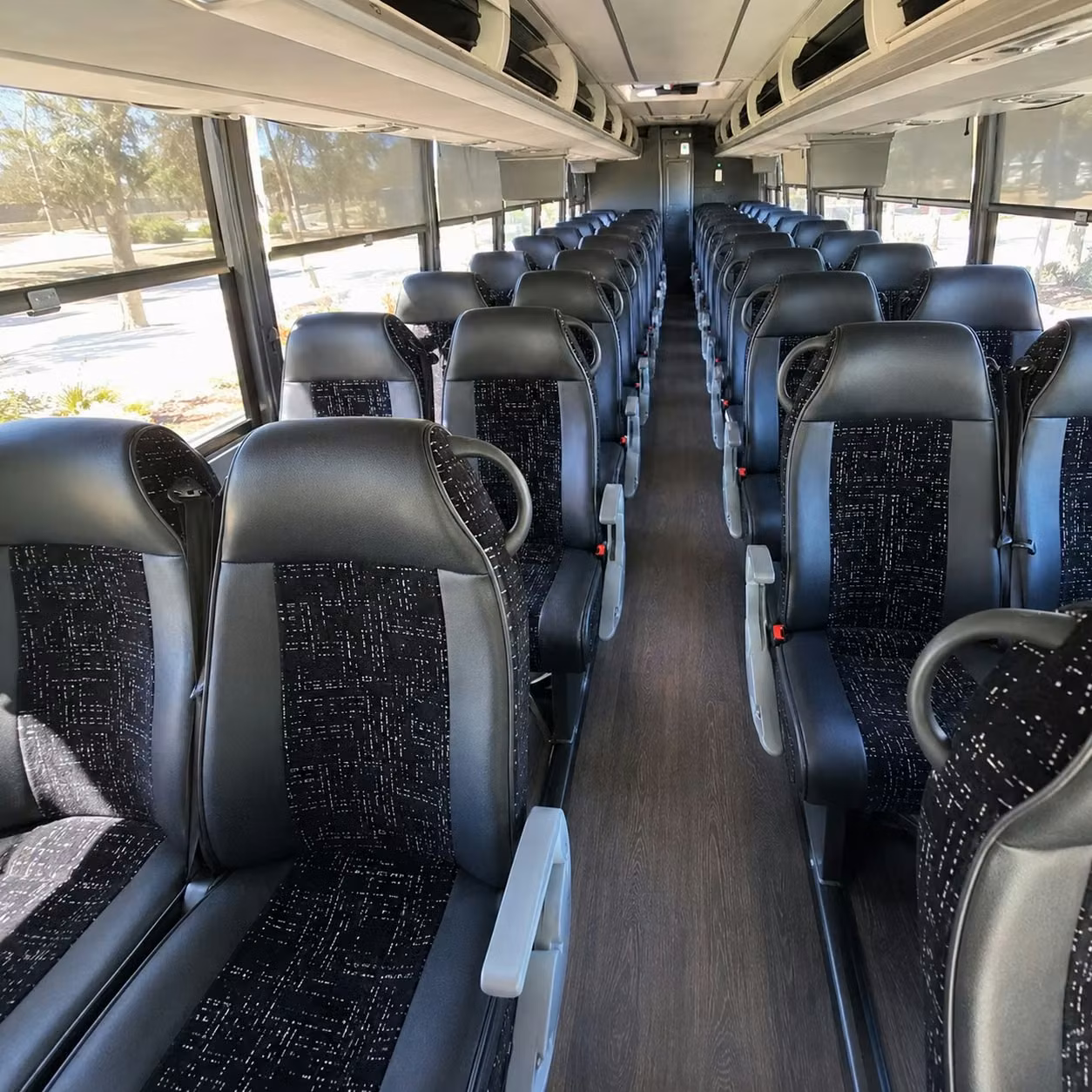 fairfield charter bus interior